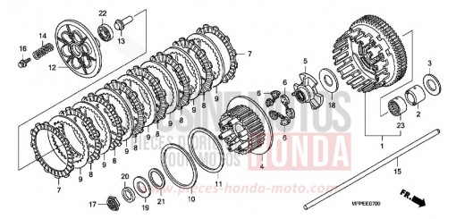 EMBRAYAGE CB1300SAA de 2010